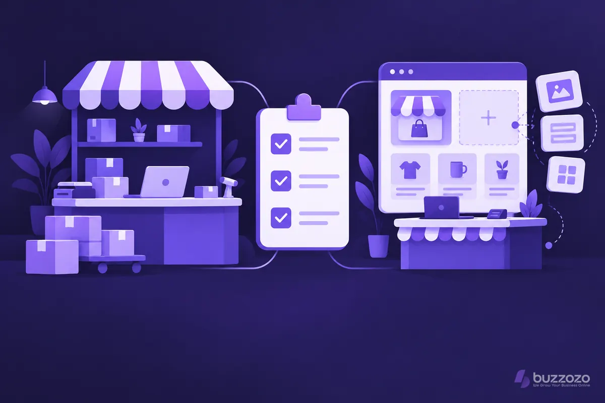 Two ways to build an online shop compared against a practical checklist.